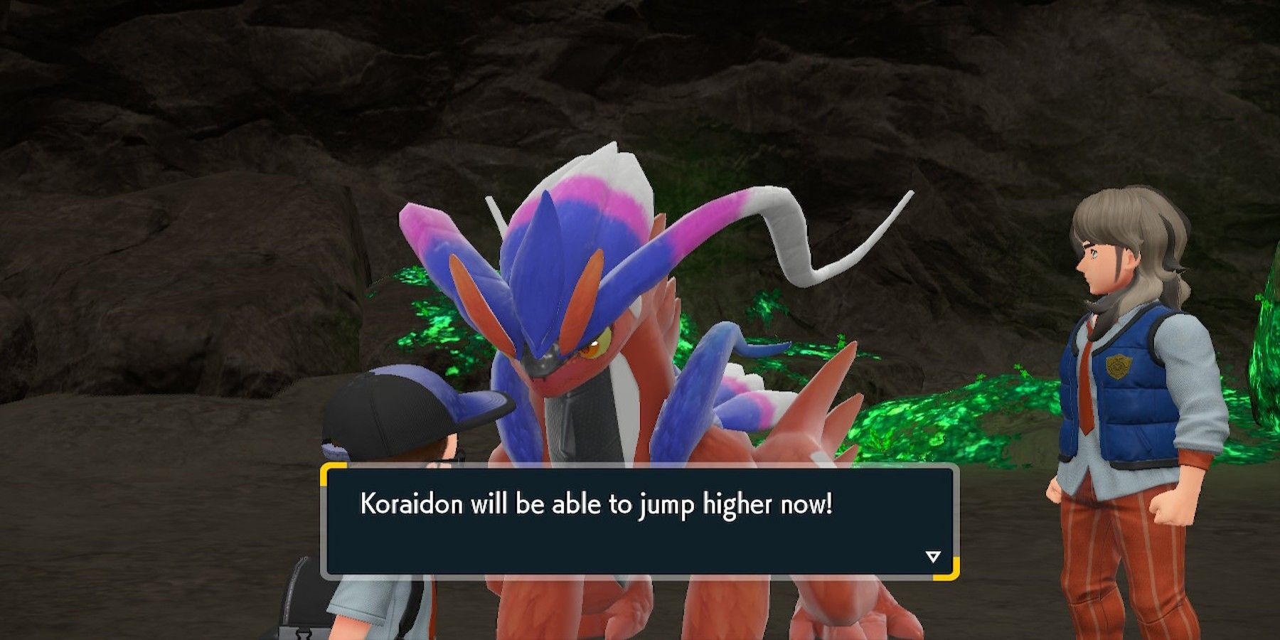 Pokemon Scarlet Violet-Koraidon Power Up with higher jump